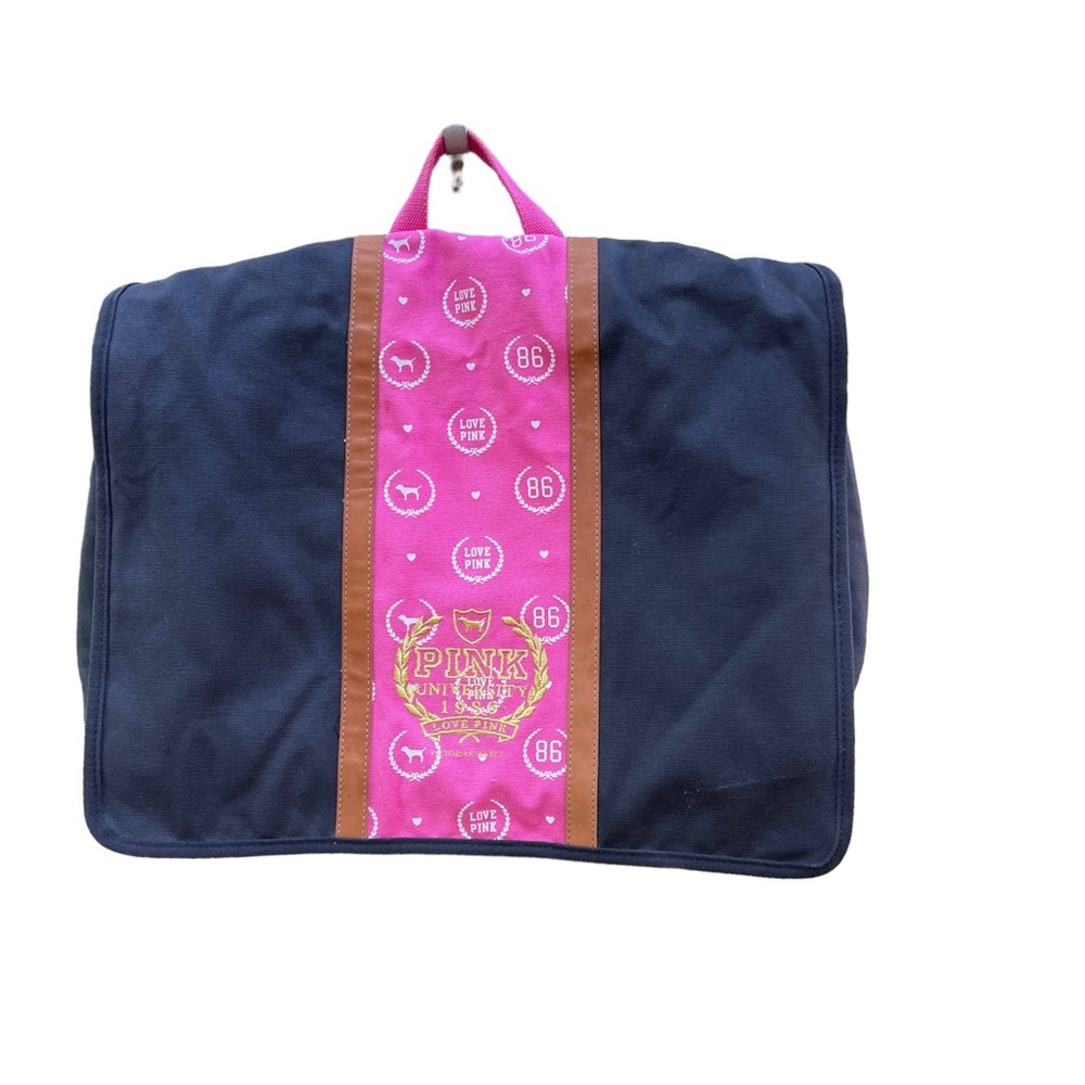 Victoria's Secret PINK messenger style crossbody/ laptop case with padded bottom - Picture 3 of 8